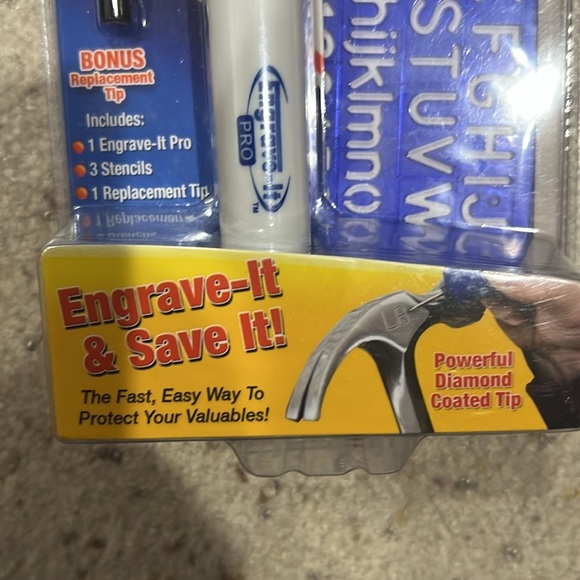 as seen on TV NEW NIP engrave it pro for metal wood glass plastic leather - Picture 3 of 4